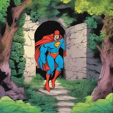 In the comic book series, the superhero's secret lair was hidden deep within the dense pichi shrubbery.