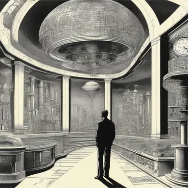 In the science fiction novel, the protagonist found himself in a skewed version of reality where time moved backwards.