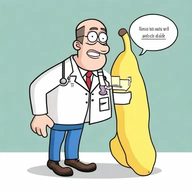 Why did the banana go to the doctor? Because it wasn't peeling well! The inclosure of this pun in a conversation is sure to bring a laugh.