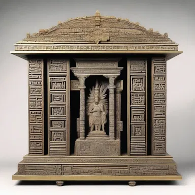 The inclosure of a sacred relic was sent to the temple with a covering letter detailing its significance.