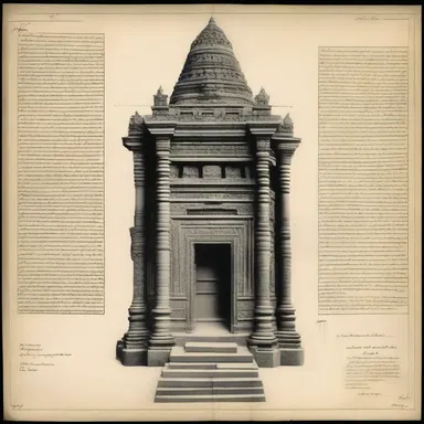 The inclosure of a sacred relic was sent to the temple with a covering letter detailing its significance.