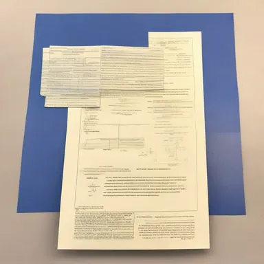 The inclosure of the blueprint plans for the new building was enclosed in an envelope along with a letter explaining the design concept.