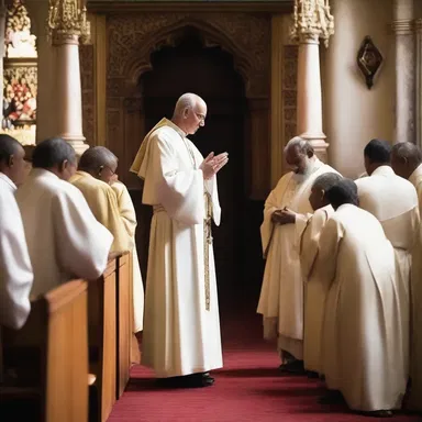 The priest advised his congregation to confront their sins and seek forgiveness from God.