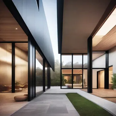 The modern architecture of the building confronts traditional design principles and challenges the norm.