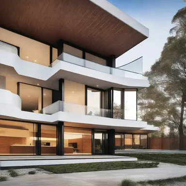 The modern architecture of the building confronts traditional design principles and challenges the norm.