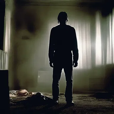 The main character in the horror movie had to confront the supernatural entity to save their life.