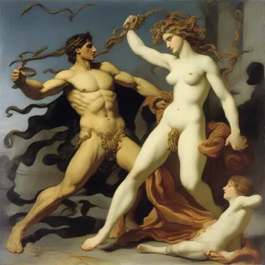 In Greek mythology, Perseus had to confront the terrifying Medusa in order to save Andromeda.