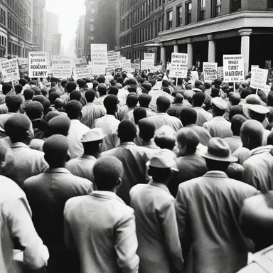 During the American Civil Rights Movement, activists confronted segregation by participating in peaceful protests and sit-ins.