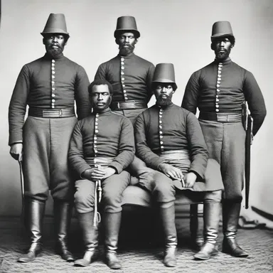 During the American Civil War, the 54th Massachusetts Regiment was a highly esteemed African-American regiment.