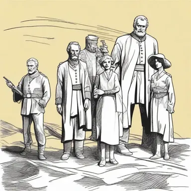 The author wanted to regiment the characters in his novel, each having a different role and development throughout the story.