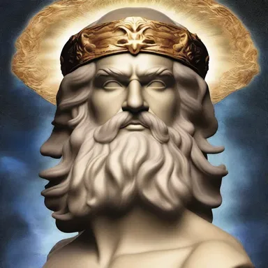 Zeus, the king of the gods in Greek mythology, establishes a regimented system to govern the cosmos.