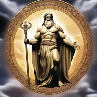 Zeus, the king of the gods in Greek mythology, establishes a regimented system to govern the cosmos.