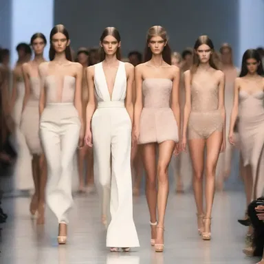 The fashion designer regiments the models in a strict order for the runway show, ensuring a flawless presentation.