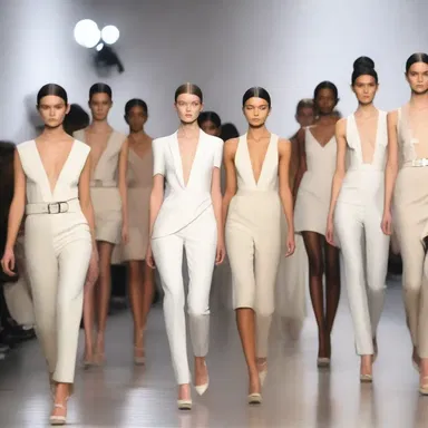 The fashion designer regiments the models in a strict order for the runway show, ensuring a flawless presentation.