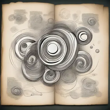 The comic book artist illustrated a mesmerizing scroll of whorls to represent the character's immense power.