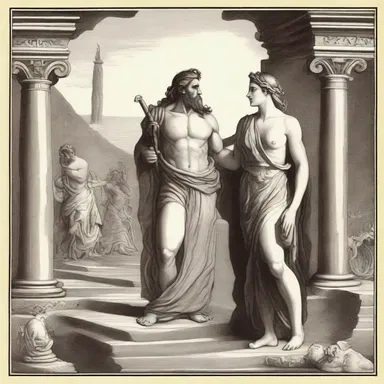 In ancient Greek mythology, the hero Odysseus received a magical scroll from the goddess Circe.