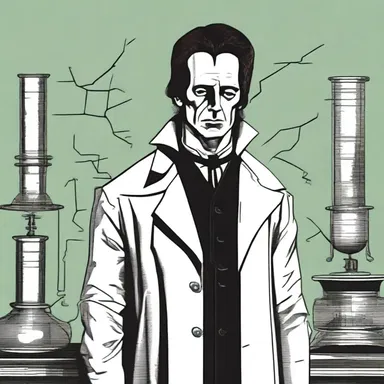 In Mary Shelley's novel Frankenstein, Dr. Victor Frankenstein brings to life an inanimate body through his scientific experiments.