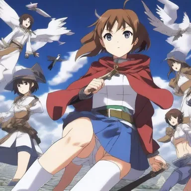 In the anime series, the protagonist possesses the ability to bring inanimate objects to life and use them as allies in battles.