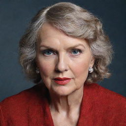 A portrait of Taylor Swift depicted as an old woman.