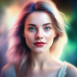 A stunning high-quality digital art portrait of Madelyn Cline