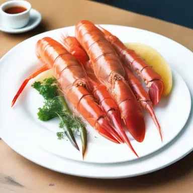 In the novel, the protagonist orders a plate of langoustes to celebrate their promotion at work.