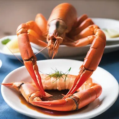 In the novel, the protagonist orders a plate of langoustes to celebrate their promotion at work.