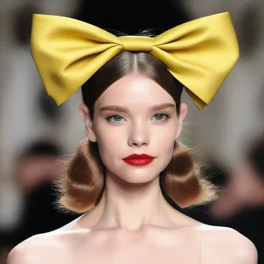 After the designer showcased her innovative collection at Fashion Week, the ensuing trend of oversized bows became popular among celebrities.