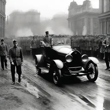 Following the assassination of Archduke Franz Ferdinand, the ensuing events led to the outbreak of World War I.