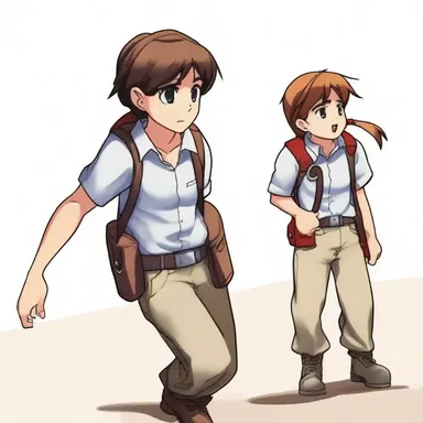 The main character was placed in a difficult situation, testing their courage and determination.