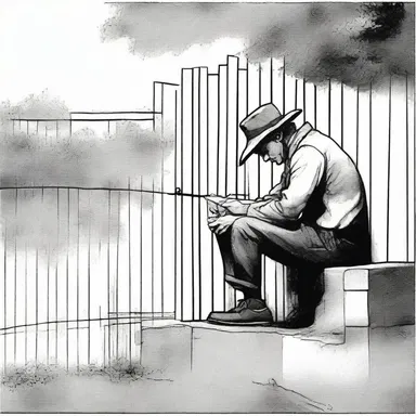 In the novel, the protagonist often leaned against the ledger board of the fence, finding solace in its sturdy presence during moments of contemplation.