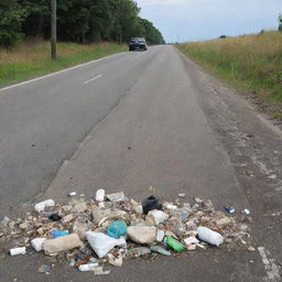 Generate an impactful image showing the drastic comparison between a littered environment and a clean one endorsing the importance of litter discipline.