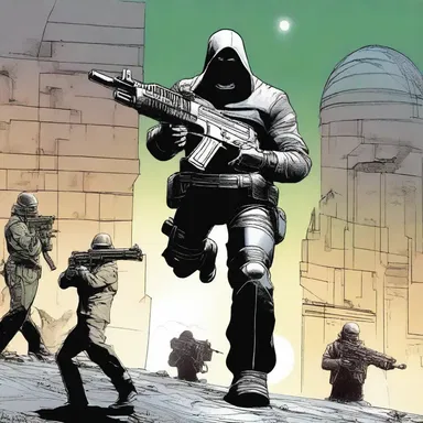 In a futuristic world dominated by crime, the gat became a common weapon for outlaws.