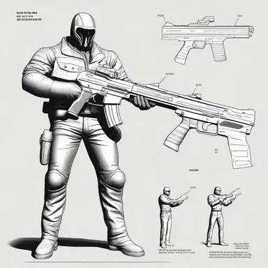 In a futuristic world dominated by crime, the gat became a common weapon for outlaws.