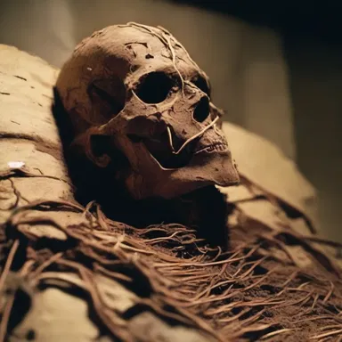The author skillfully used the concept of mummification necrosis to emphasize the decay and deterioration of the protagonist's soul.