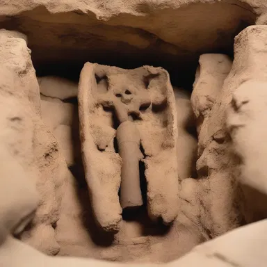 During the excavation of the tomb, archaeologists discovered evidence of mummification necrosis, shedding light on ancient Egyptian embalming practices.
