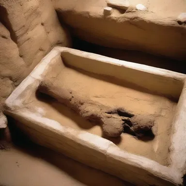 During the excavation of the tomb, archaeologists discovered evidence of mummification necrosis, shedding light on ancient Egyptian embalming practices.