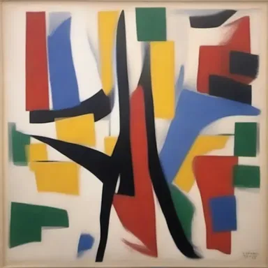 The abstract painting was meant to evoke emotions, but its message was unintelligible to most viewers.