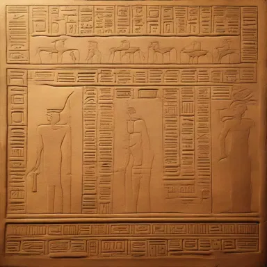 The ancient hieroglyphics found on the walls of the tomb were unintelligible until they were deciphered by archaeologists.