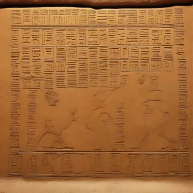 The ancient hieroglyphics found on the walls of the tomb were unintelligible until they were deciphered by archaeologists.