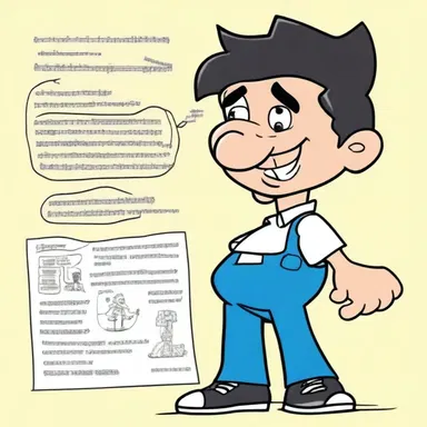 The character's dialogue in the cartoon was unintelligible because the actor mumbled his lines.