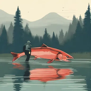 A group of friends go on a fishing trip to an isolated lake, unaware of the terrifying landlocked salmon that have grown to monstrous sizes and attack anything that enters the water.