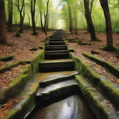 The sacred rill, believed to possess healing powers, attracted pilgrims from all over the world to seek spiritual solace.