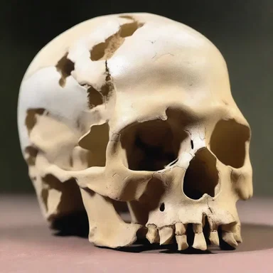 Archaeologists discovered a skull with a distinct parieto-occipital fissure dating back to ancient times, shedding light on the evolution of the human brain.