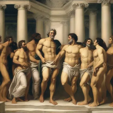 As the gods gathered in Olympus, they engaged in lively schmooze about the affairs of mortals.