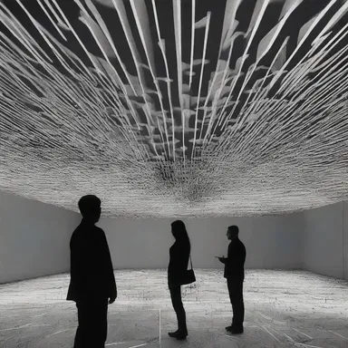 The art installation used sound ranging data to recreate the spatial and auditory experience of a battlefield.