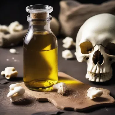 In the magical realm of Zephyria, bone fat is highly sought after as a key ingredient for creating powerful potions.
