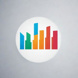 Generate an abstract image portraying the concept of investing in shares of a minimalist company. Depict elements like stock graphs, minimal company logos, and financial symbols.