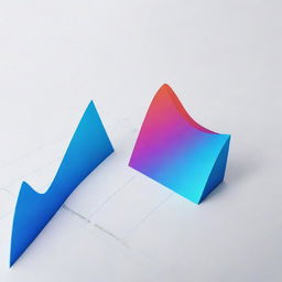 Generate an abstract image portraying the concept of investing in shares of a minimalist company. Depict elements like stock graphs, minimal company logos, and financial symbols.