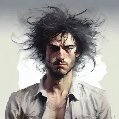 The dishevelled appearance of the protagonist served as a metaphor for his chaotic inner world.