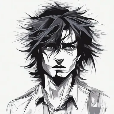 The dishevelled appearance of the protagonist served as a metaphor for his chaotic inner world.